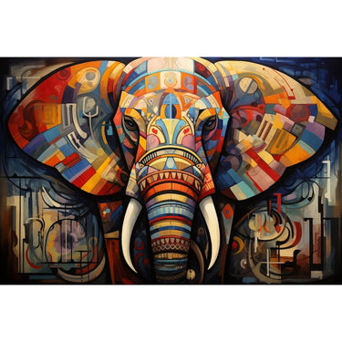 Abstract Elephant Painting